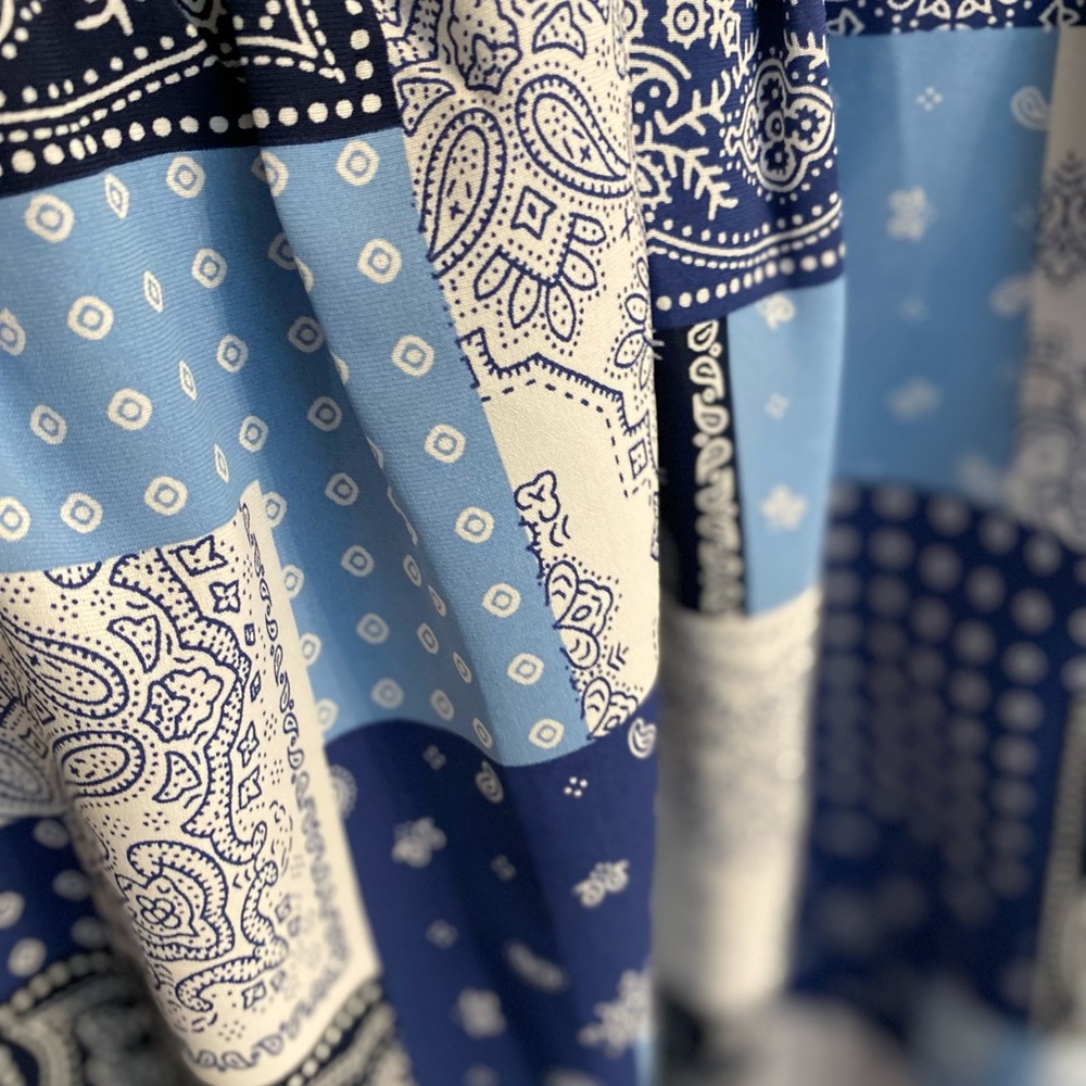 Patchwork Mini Dress